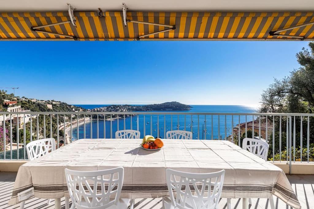 Villefranche Sur Mer:Appartement-villa, Vue mer, jardin, parking. Eksteriør bilde